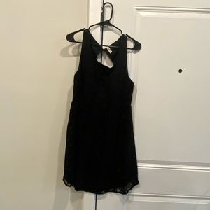 RVCA high neck/keyhole back minidress